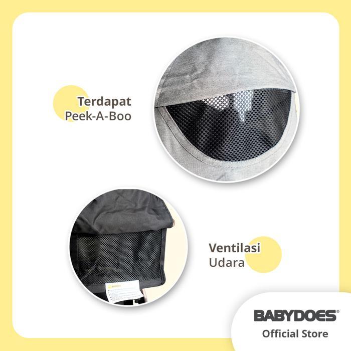 BABYDOES STROLLER 4143 DUMONT+ MIDSIZE REVERSIBLE COT