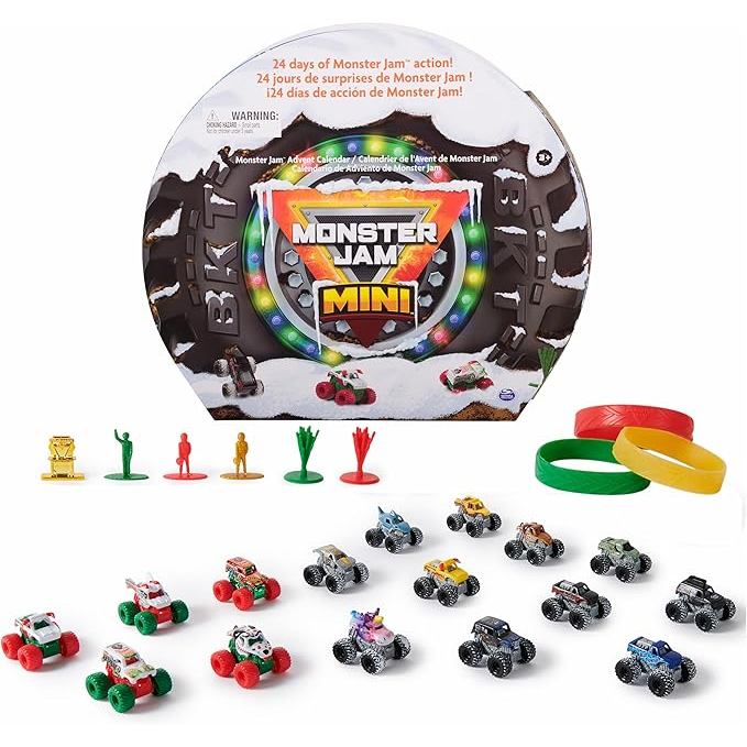 Monster Jam Mini Holiday Advent Calendar