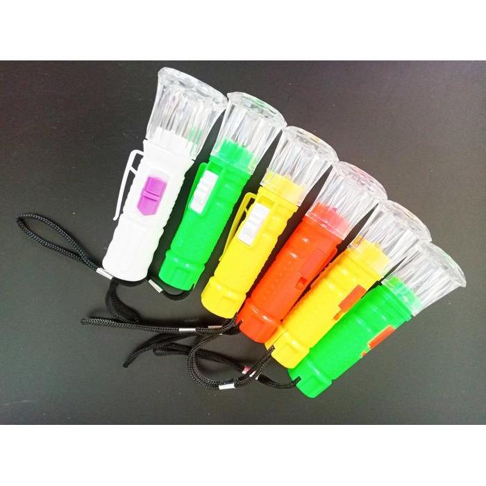 Senter Mini Gantungan Kunci Multicolor