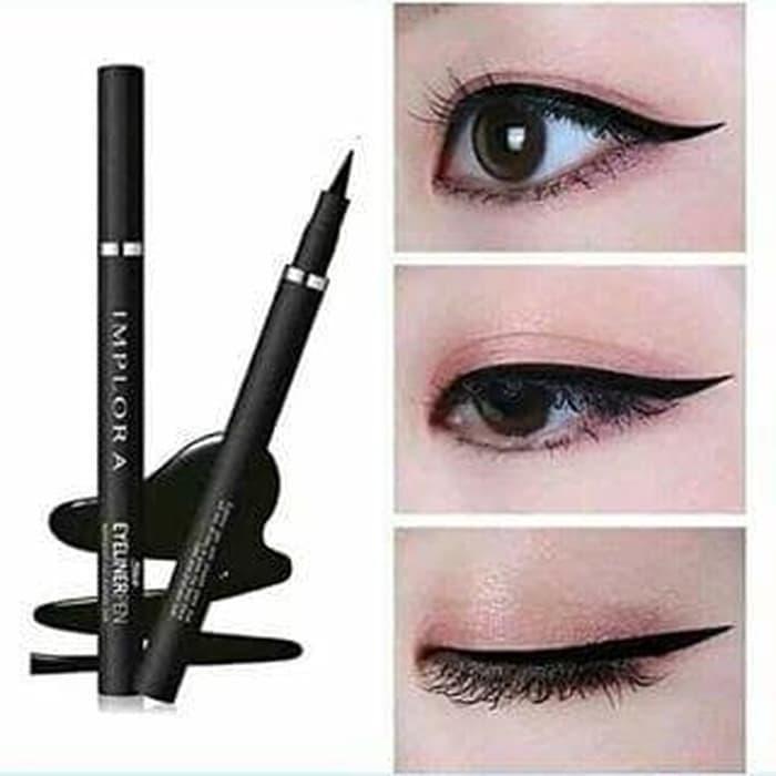 4wt5- Implora Black Waterproof Eyeliner Pen - Eye Liner Implora