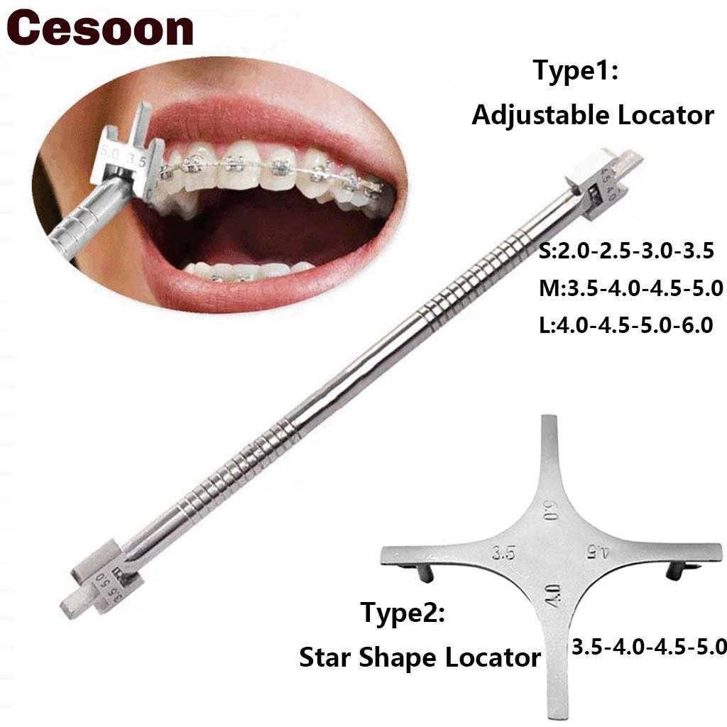 Dental Orthodontic Brackets Positioner Adjustable Bracket Locator