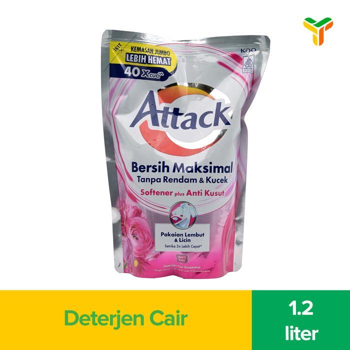 [Voucher] Attack Liquid Deterjen Softener 1.2 Liter