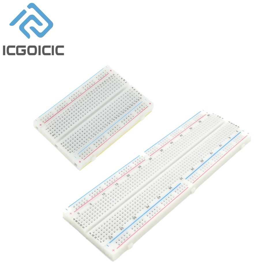 Mb102 Breadboard 400 830 Point Solderless Pcb Bread Board Test Develop Diy For Arduino