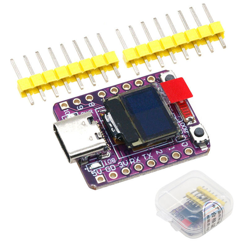 Esp32-C3 0.42-Inch Oled White Light Display Development Board Wifi Bluetooth-Compatible Ceramic