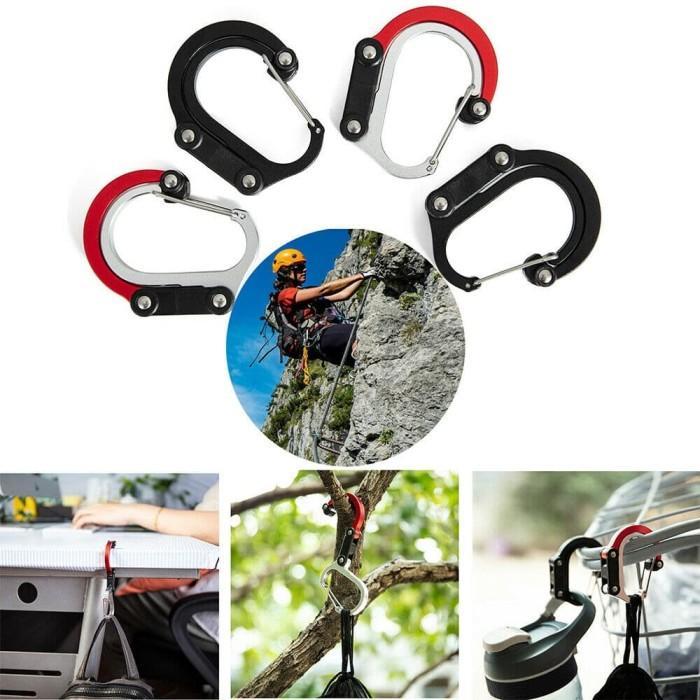 Heroclip Multifunction Carabiner/Karabiner with Rotating Hooks