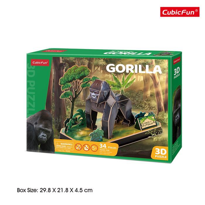 Cubicfun Animals Pals Gorilla - 3D Puzzle