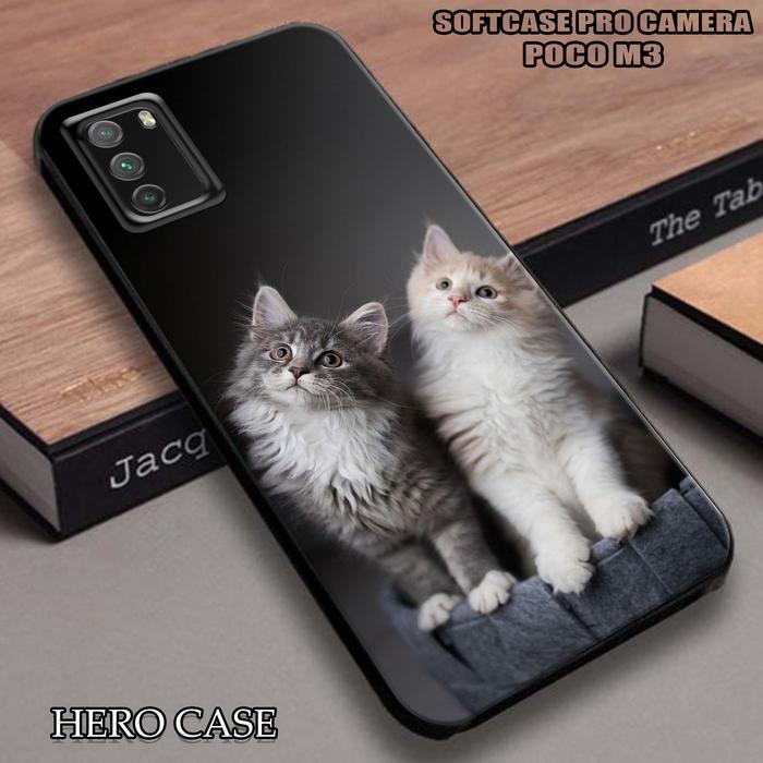 Ketubruk_ Case For Poco M3 - Casing Poco M3 - Cat - Case Custom - Case Pro Camera - Softcase -