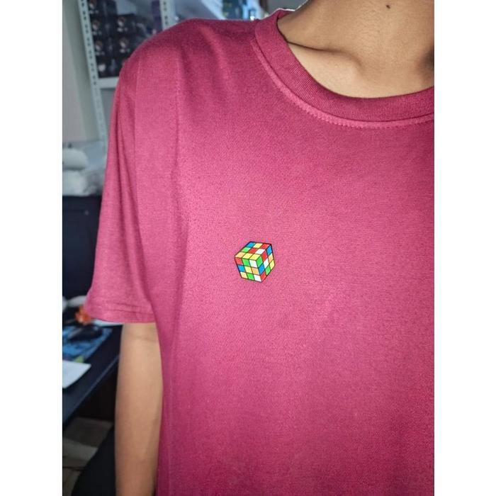 ` Scrambled Cube Brooch Stickerless Original