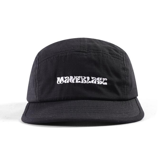 DISKON Waveblast Hat Fivepanel - Charley Ripstop Black READY STOCK