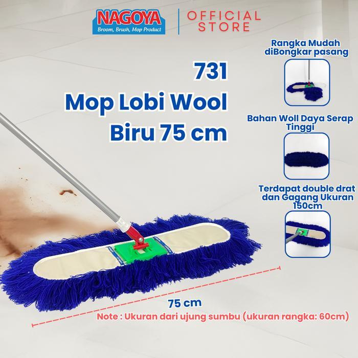 NAGOYA Mop Lobi Wool Biru
