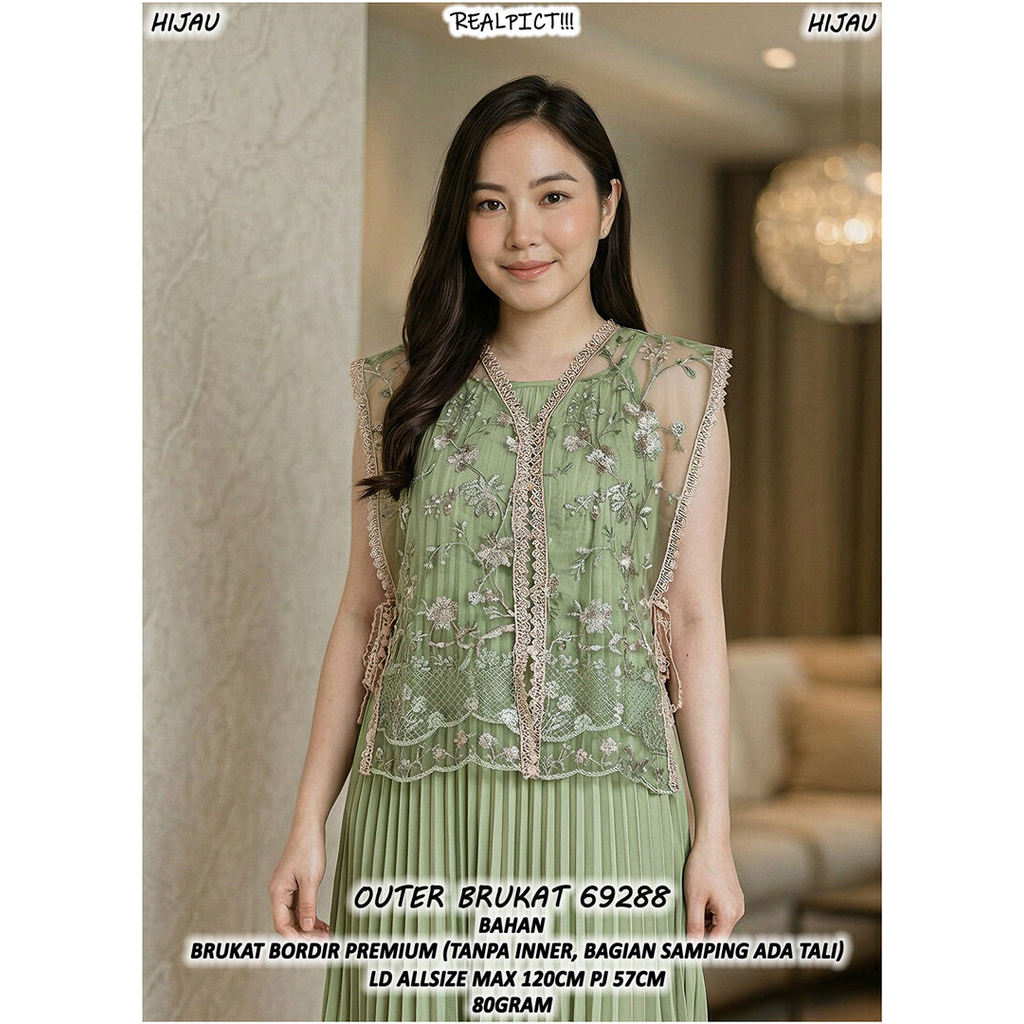 ATASAN OUTER BRUKAT 69288 (READY STOK)