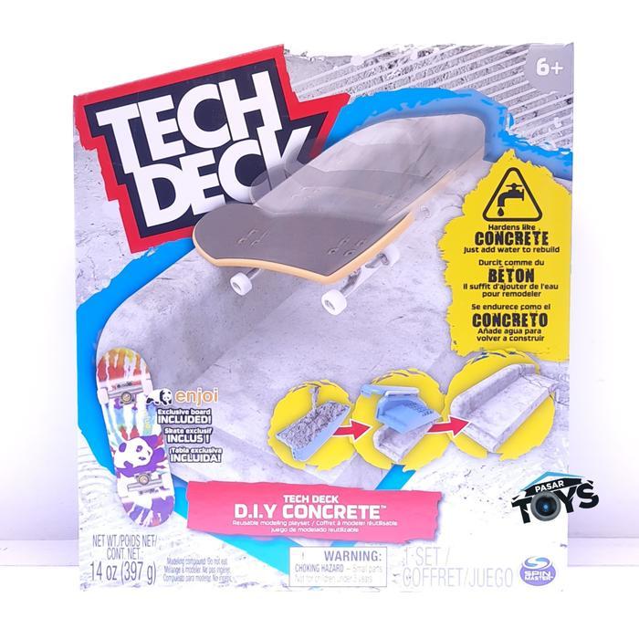 Tech Deck DIY Concrete Reusable Modeling Playset