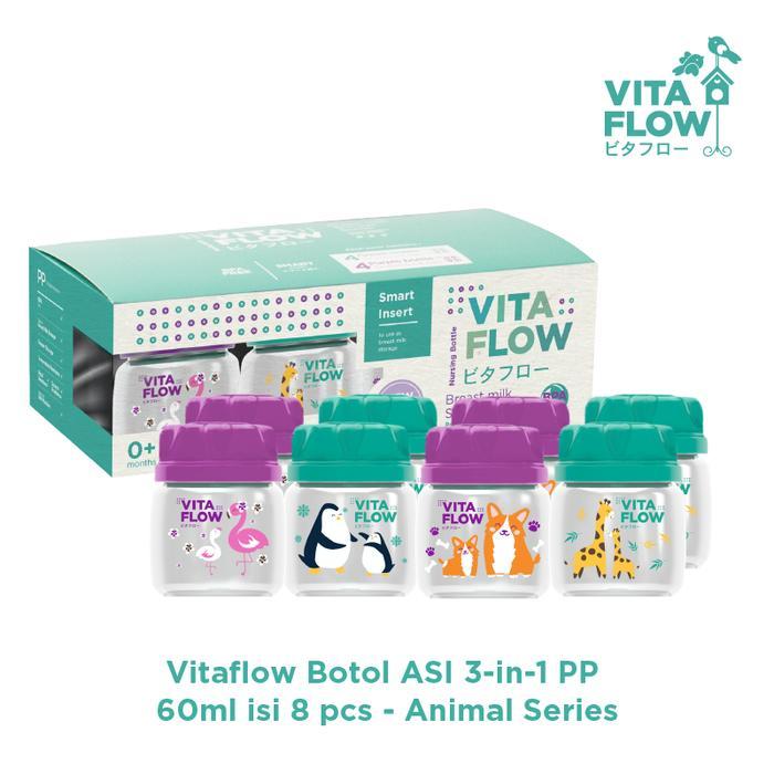Vitaflow Botol ASI 3in1 Polypropylene (PP)
