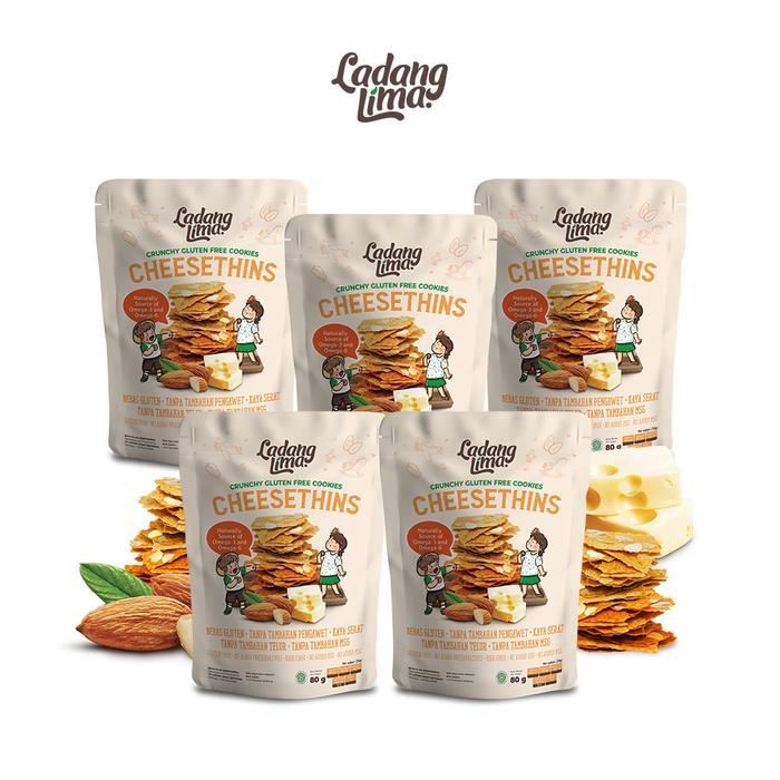 5pcs - Cookies Cheesethins 80gr