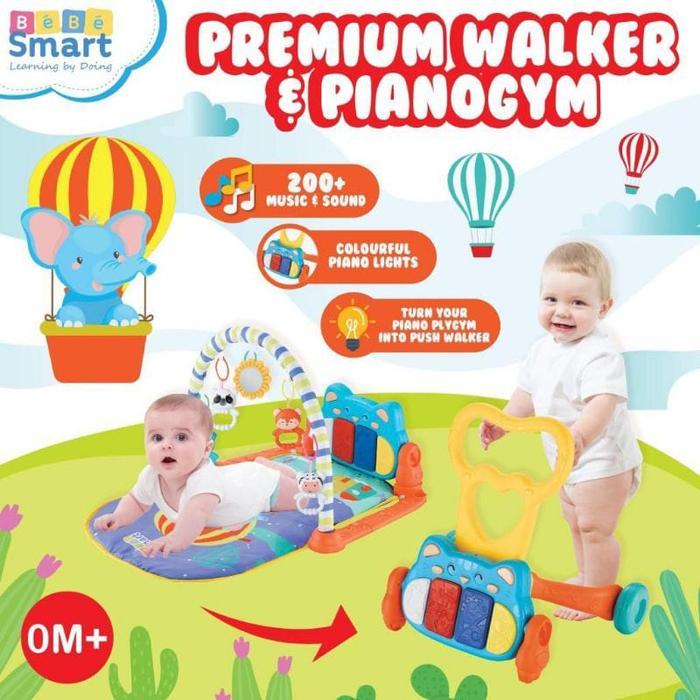 DISKON Bebe Smart Premium Walker & Pianogym/PLAYMAT/PUSH WALKER