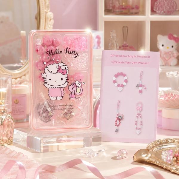 ` Moetch DIY Bead Box Acrylic Ornaament - Hello Kitty