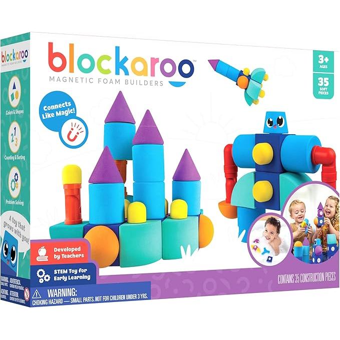 Blockaroo Magnetic Foam Building Blocks