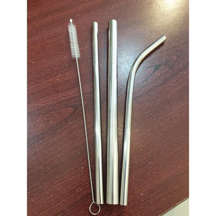 sedotan stainles set