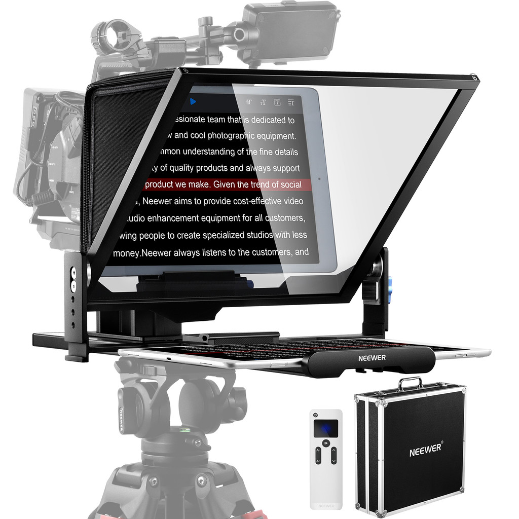 . Neewer Teleprompter X17 & Rt-110 Remote App Control (Bluetooth -