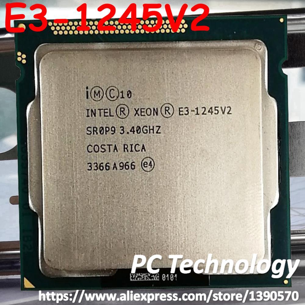 . Intel Xeon Processor E3-1245 V2 8M Cache 3.40Ghz Sr0P9 Lga1155 E3 -