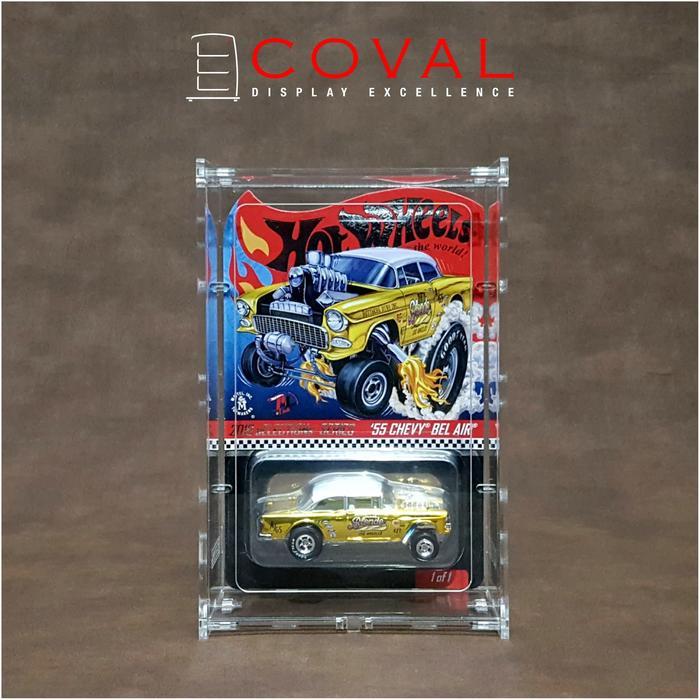 DISKON COVAL HDR-101 DISPLAY ACRYLIC BERPINTU HOTWHEELS CARD BASIC / REGULER