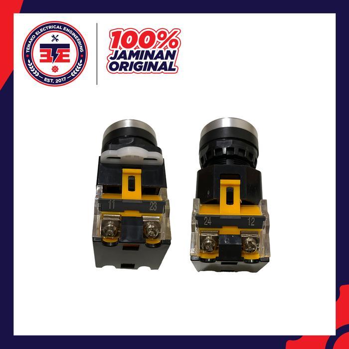 "New" Push Button 22mm LA38-11BN Flat Switch 10A Momentary / Maintained