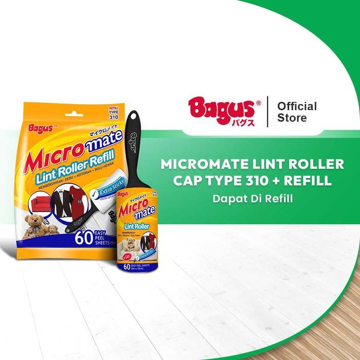Bagus Micromate Lint Roller Cap Type 310 + Refill