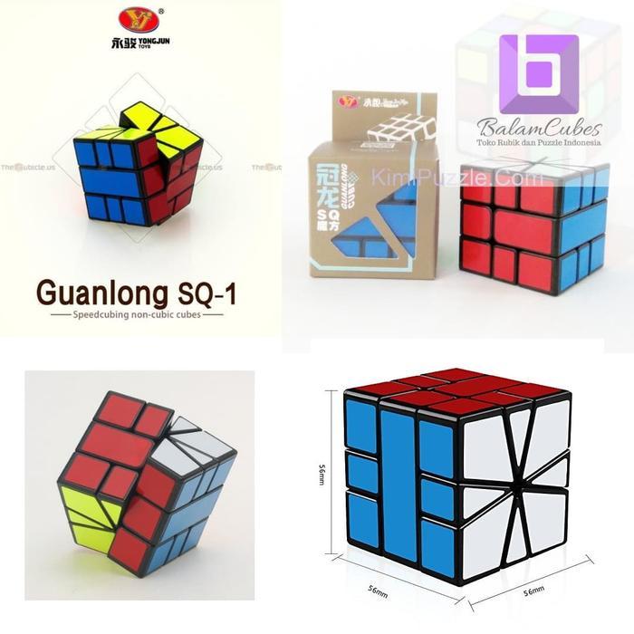 ` Cube Square-1 - YJ Guanlong SQ1 cube Black Base