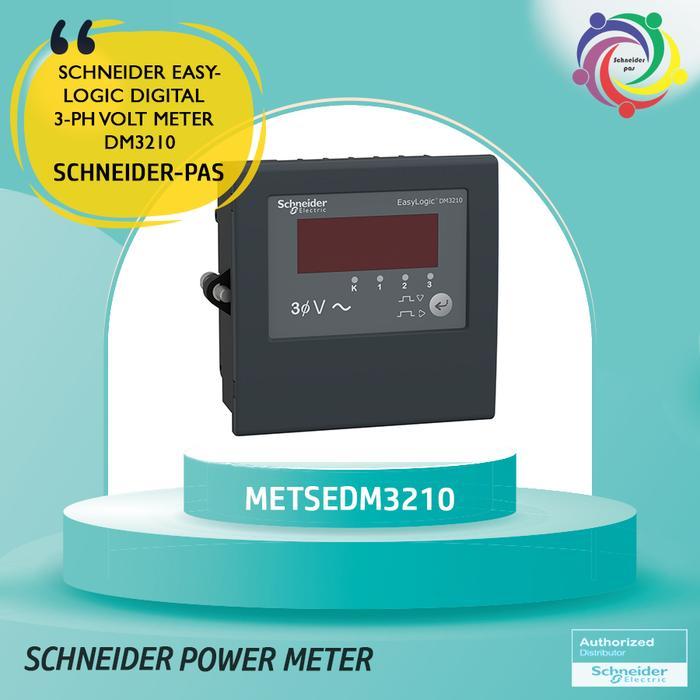 Schneider Easylogic Digital 3-Ph Voltmeter Dm3210