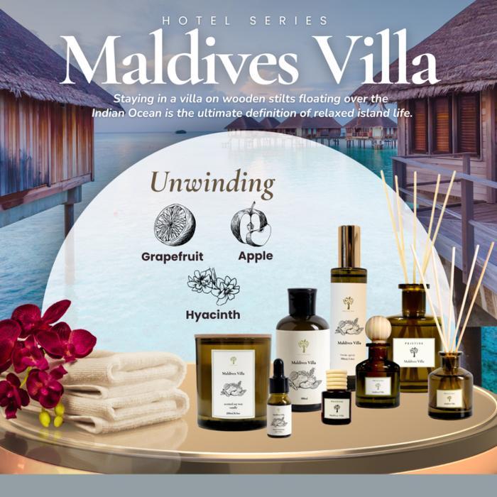 Pristine Maldives Villa Reed Diffuser Refill 180ml - Hotel Series - Aromatherapy - Aroma Terapi
