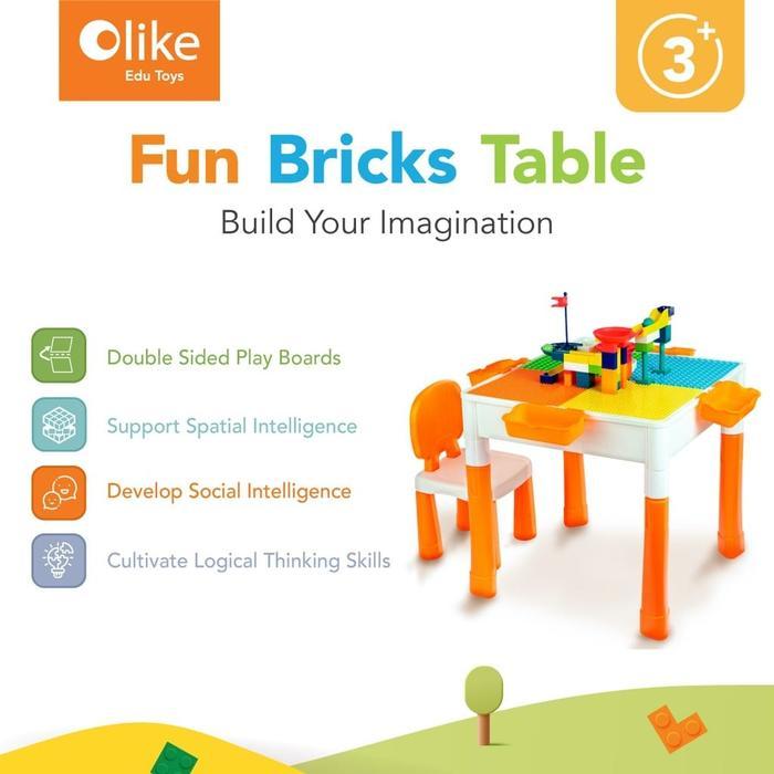 ` OLIKE FUN BRICK TABLE