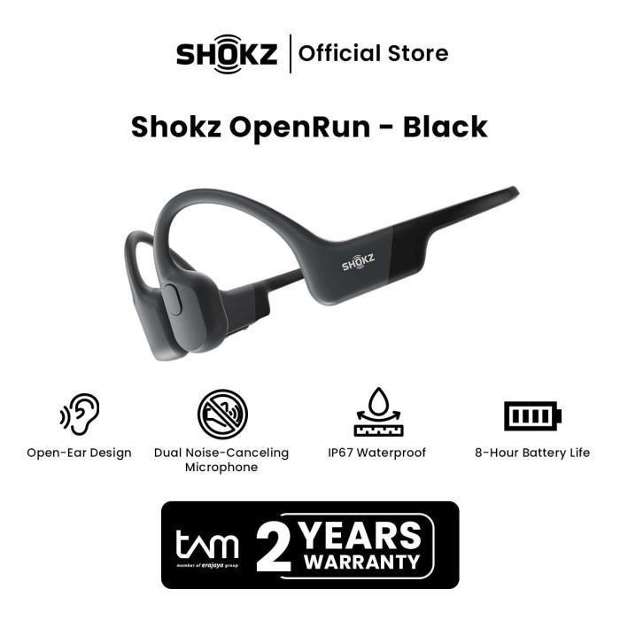 Shokz Bone Conduction OpenRun -Black