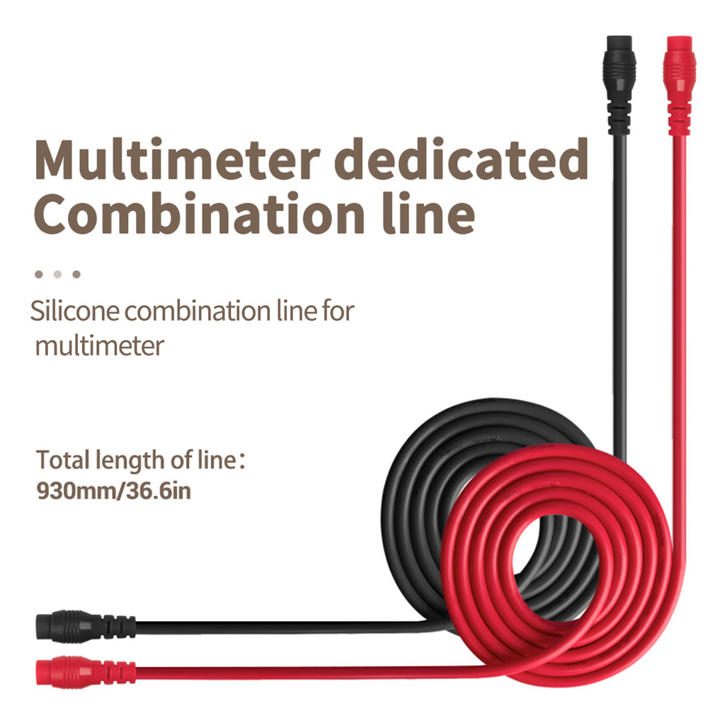 16Pcs Multifunctional Digital Test Lead Set Super Sharp Tips Silicone Test Lines Electronic Test
