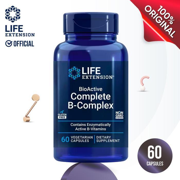 Life Extension Bioactive Complete B-complex, 60 Capsules