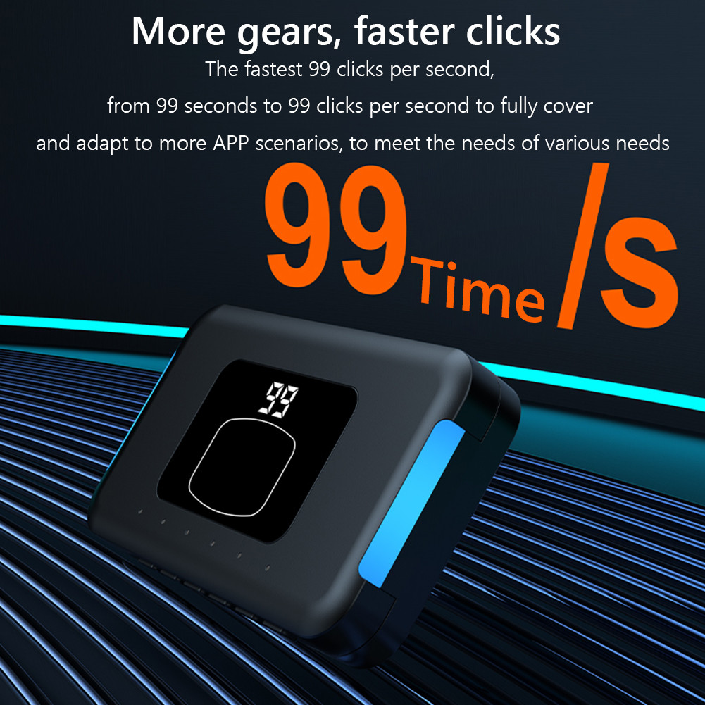 S100 Auto Clicking Device Bluetooth-Compatible Mute Click Simulator Clicker Tapper For Android/iOS