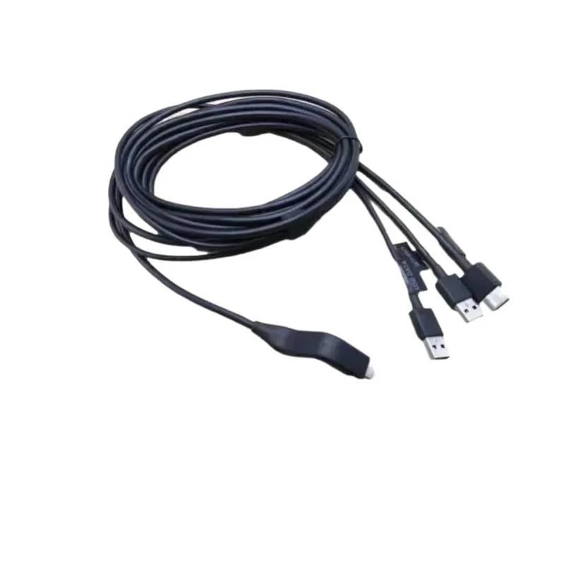 For Deepoon e3 DPvr E3B E3C E3P helmet data connection cable, dp three-in-one