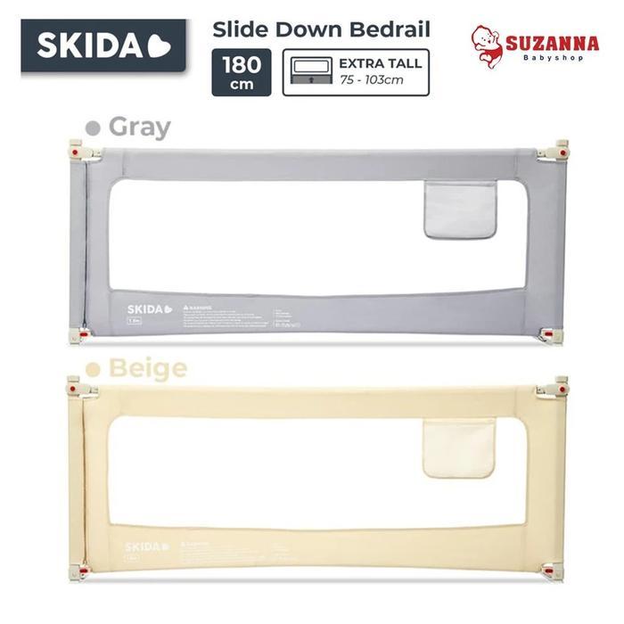 SKIDA BED RAIL 120CM - 180CM