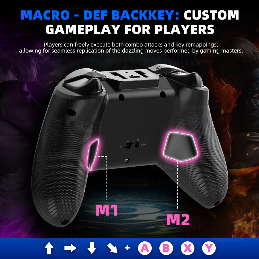 VILCORN G6 Bluetooth-Compatible Wireless Game Controller for iOS/Android Smartphones Gamepads for