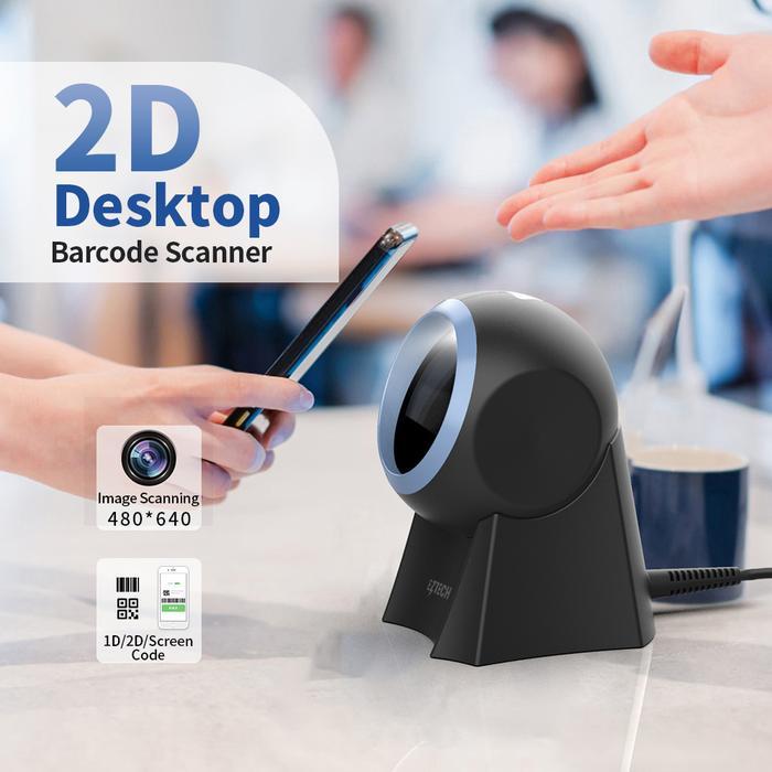 Barcode Scanner Omni 2D Auto Scan Qr Code & Barcode Scan Cmos Sensor Terlaris