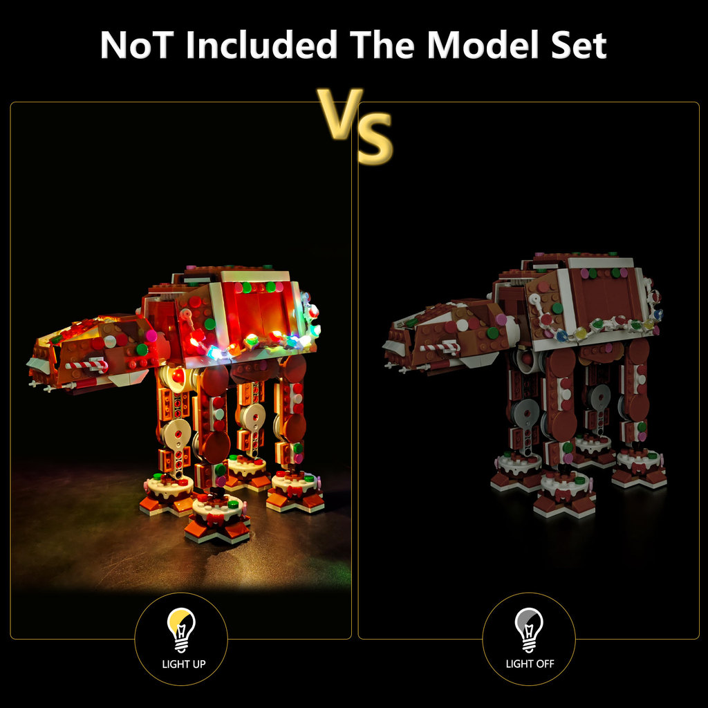 LYBMTWF LED Lighting Kit Compatible with Lego 40806 Gingerbread (NOT Include Model Bricks)