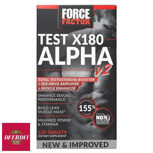 Force Factor Test X180 Alpha V2 120 Tablets