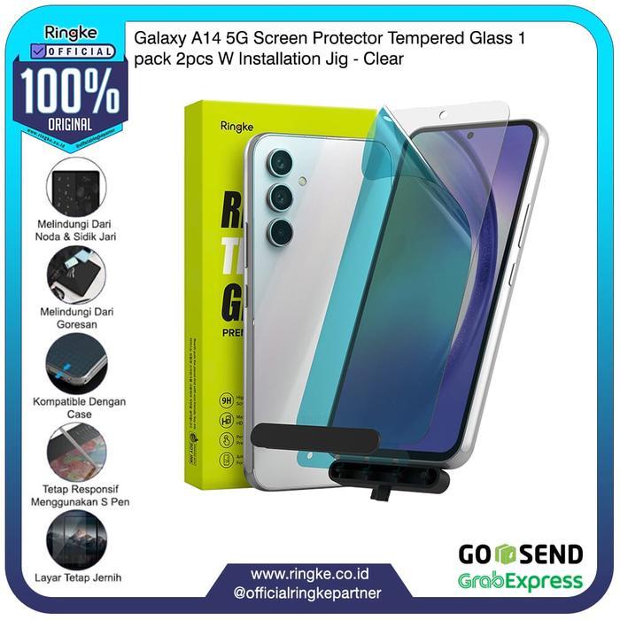 TERLARIS Ringke Screen Protector Compatible For Samsung Galaxy A14 5G Screen Protector Tempered