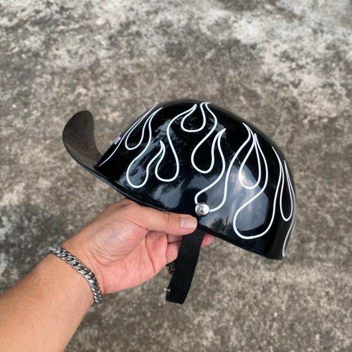 Helm Chips Snapback Motif Api Compton Classic Retro Rider