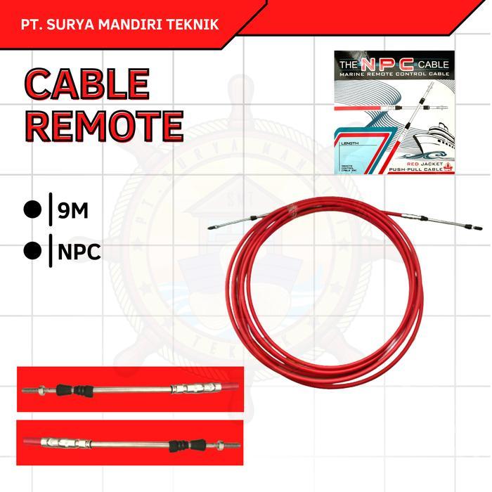 KABEL REMOTE GAS KAPAL 9 METER / CABLE REMOTE NPC