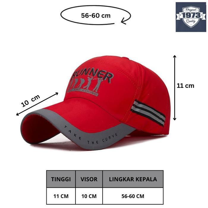 Baseball cap : RUNNER - Topi Baseball Topi Golf