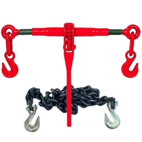 Chain Lashing SET / Load Binder + Rantai 10mm + 2pc Hook