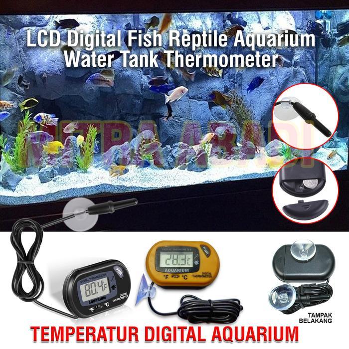Terlaris Temperature / Termometer Lcd Digital Aquarium