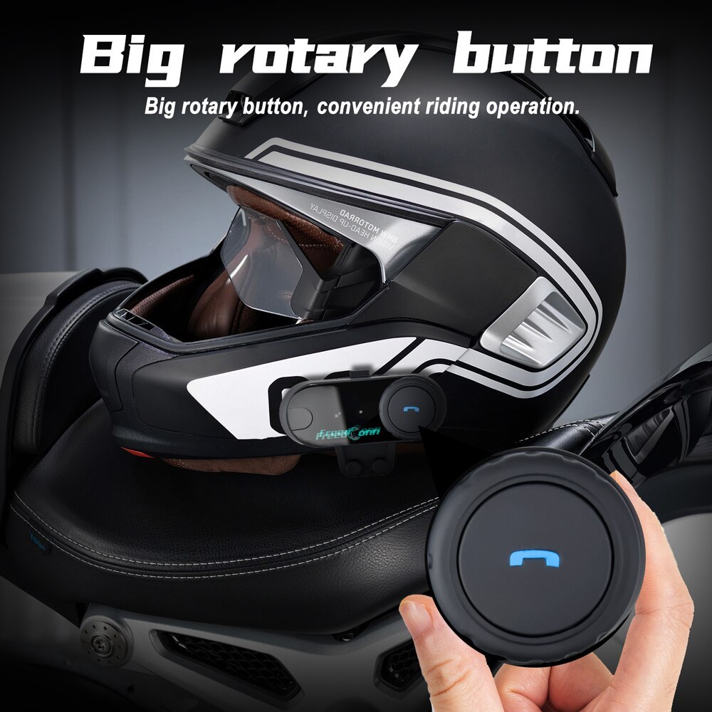 Freedconn T Com VB Motorcycle Helmet Headset Bluetooth Stereo Intercom Call Wireless Communication