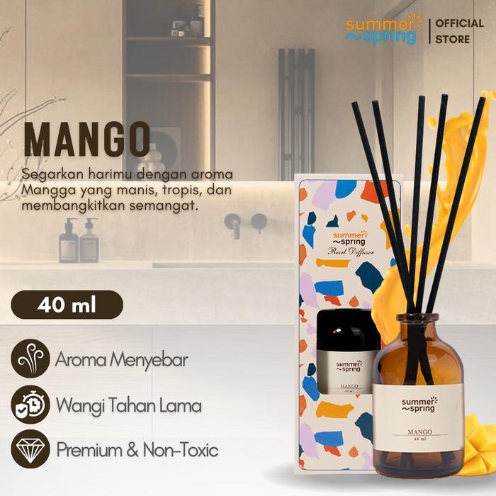 Reed Diffuser Red Aromaterapi Summer Spring Pengharum Ruangan Kamar