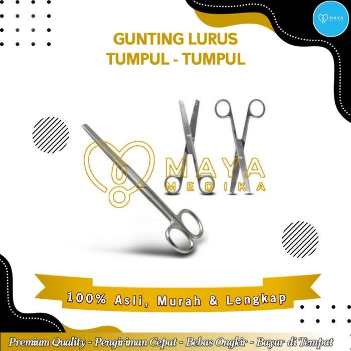 Gunting Lurus Tumpul-Tumpul